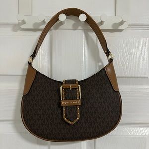 Micheal Kors Lillian Shoulder Bag Brown